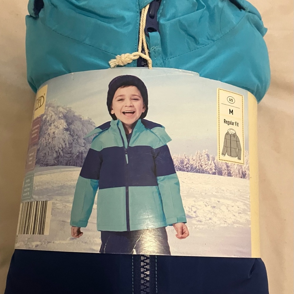 L&D Blue and Teal Winter Jacket
